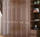 常见的整体���柜门材质